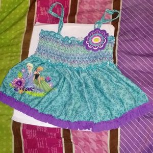 The Disney Store LTD Girls Floral Top Size 5/6